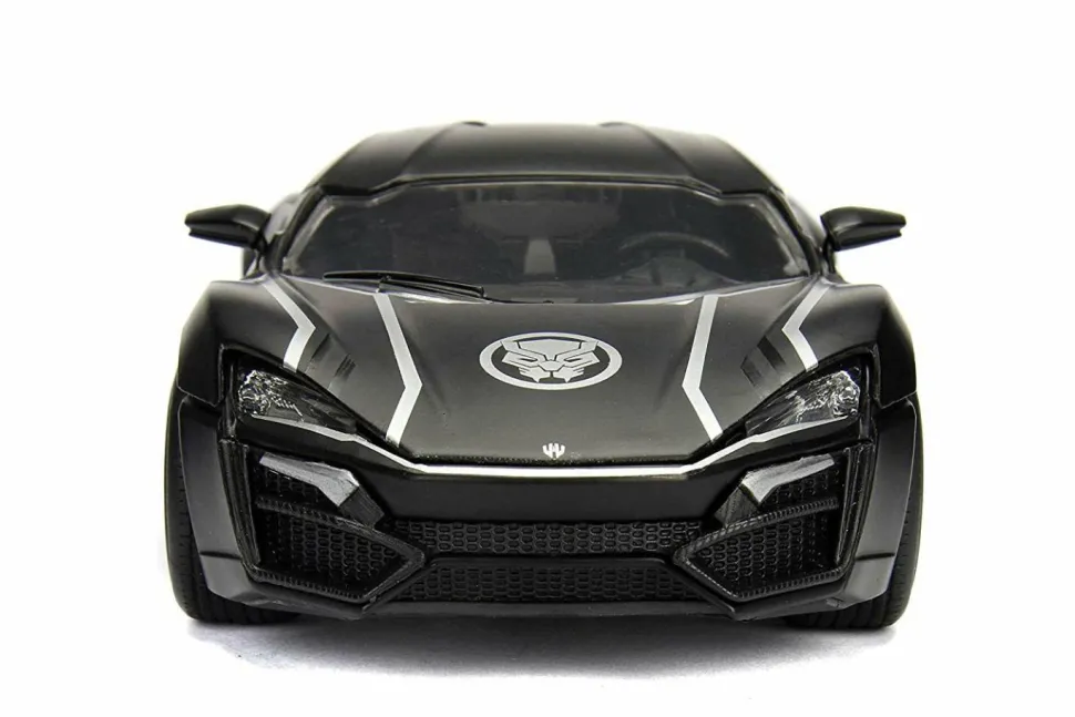 Black Panther - Lykan Hypersport with Black Panther 1/24th Scale Hollywood Rides Die-Cast Vehicle