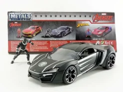 Black Panther - Lykan Hypersport with Black Panther 1/24th Scale Hollywood Rides Die-Cast Vehicle