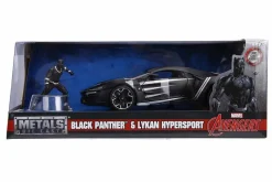 Black Panther - Lykan Hypersport with Black Panther 1/24th Scale Hollywood Rides Die-Cast Vehicle
