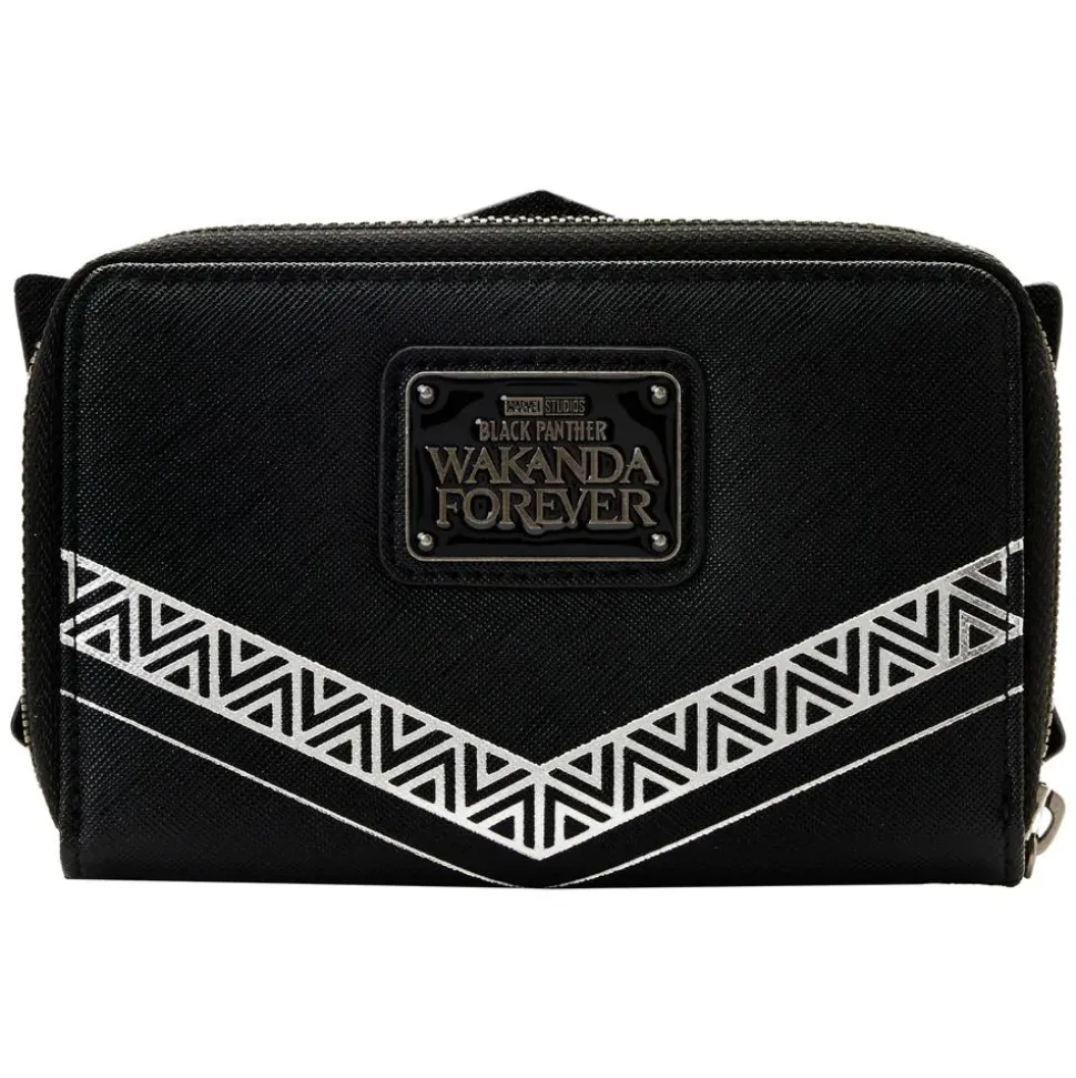 Black Panther - Wakanda Forever 4” Faux Leather Zip-Around Wallet