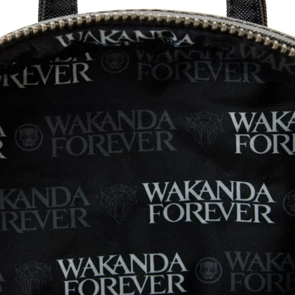 Black Panther - Wakanda Forever Figural 12” Faux Leather Mini Backpack