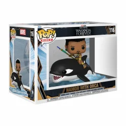 Black Panther 2: Wakanda Forever - Namor with Orca Pop! Rides Vinyl Figure