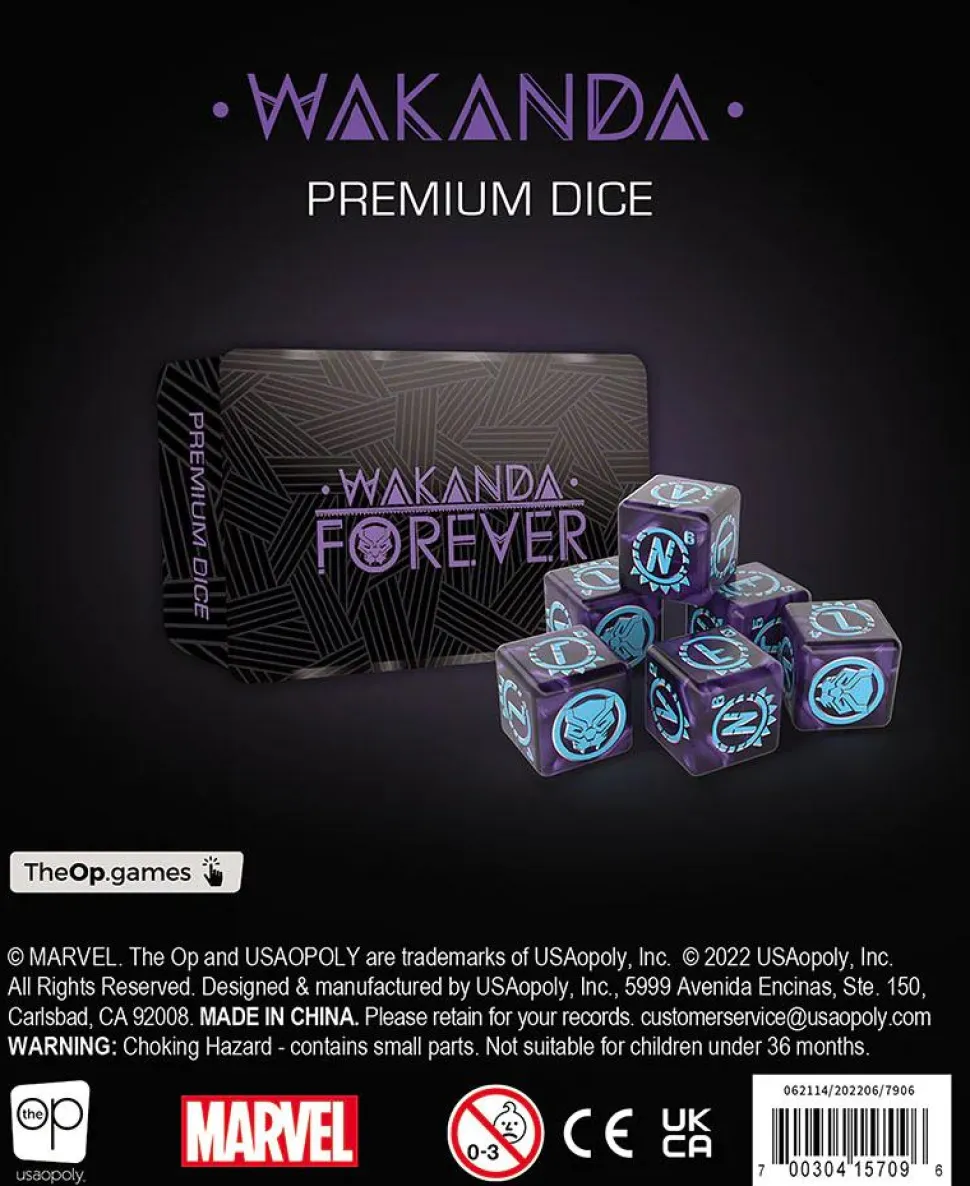 Black Panther - Wakanda Premium Dice Set 6-Pack