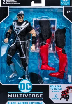Blackest Night - Black Lantern Superman DC Multiverse 7” Scale Action Figure (Atrocitus Build-A-Figure)