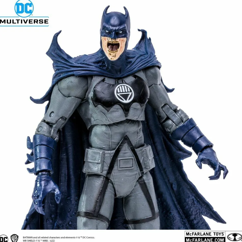 Blackest Night - Black Lantern Batman DC Multiverse 7” Scale Action Figure (Atrocitus Build-A-Figure)