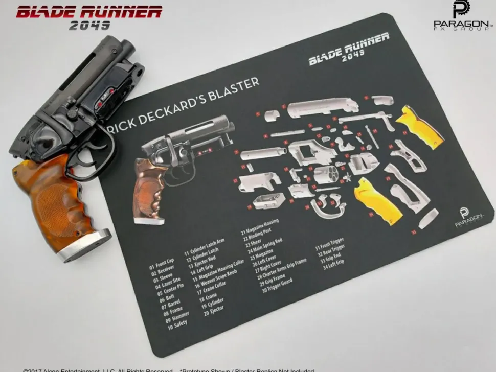 Blade Runner: 2049 - Deckard's Blaster Technical Mat