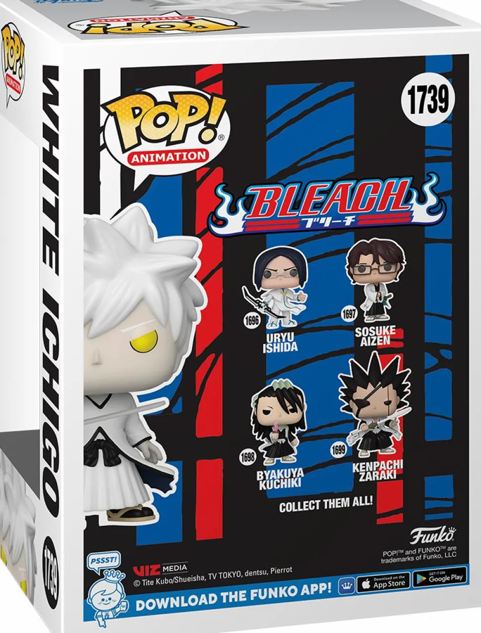 Bleach - White Ichigo Pop! Vinyl Figure