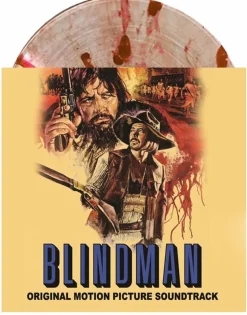 Blindman - Original Motion Picture Soundtrack LP Vinyl Record (2023 Record Store Day Exclusive Blood Splatter Vinyl)