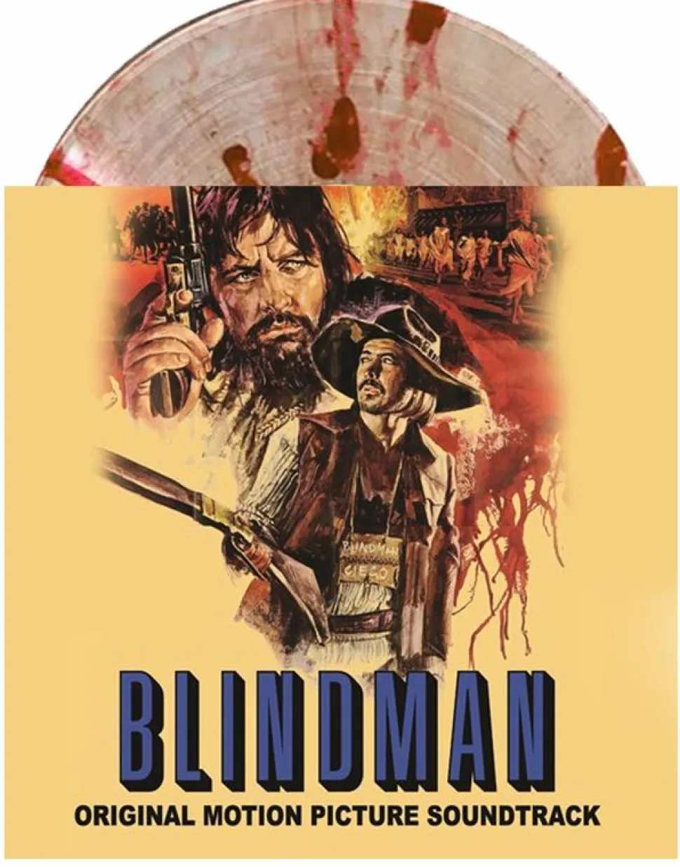 Blindman - Original Motion Picture Soundtrack LP Vinyl Record (2023 Record Store Day Exclusive Blood Splatter Vinyl)