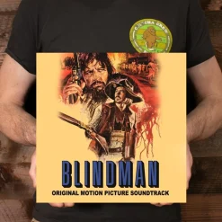 Blindman - Original Motion Picture Soundtrack LP Vinyl Record (2023 Record Store Day Exclusive Blood Splatter Vinyl)