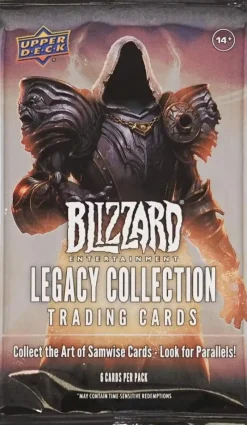 Blizzard - 2023 Upper Deck Blizzard Entertainment Legacy Collection Trading Cards Hobby Pack (6 Cards)