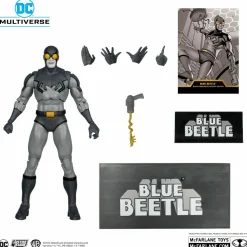 Blue Beetle - Blue Beetle Black & White Accent Edition DC Multiverse Gold Label 7