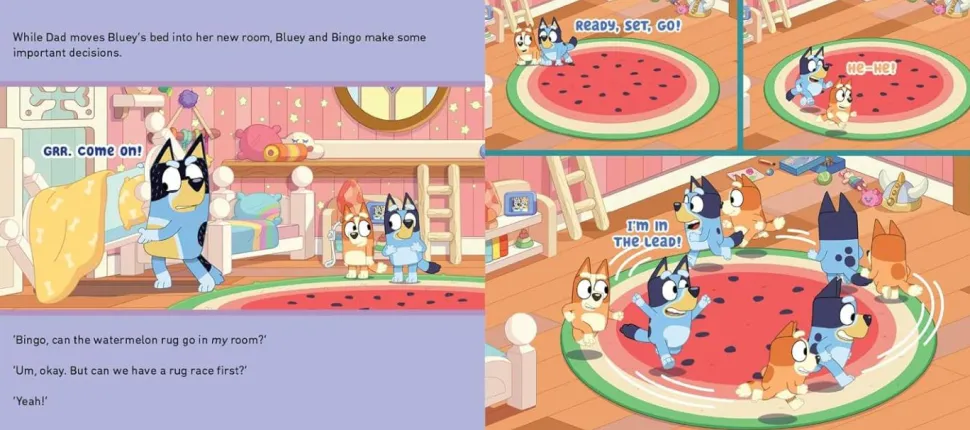 Bluey - Bedroom Hardcover Book