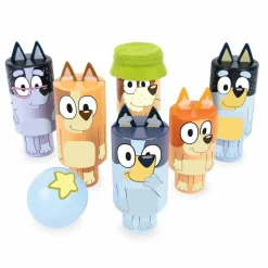 Bluey - Bluey Wooden Character Skittles Set
