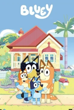 Bluey - Family House Poster (1098)