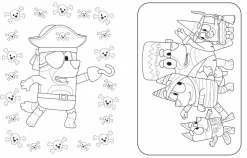 Bluey - Hooray, It's Halloween! A Colouring Book Paperback