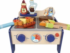 Bluey - Wooden BBQ and Salad Set Playset