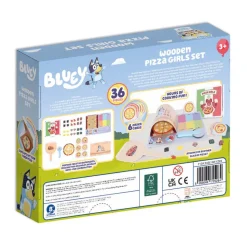 Bluey - Wooden Pizza Girls Set Playset
