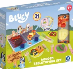 Bluey - Wooden Tabletop BBQ Set Playset