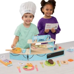 Bluey - Wooden Tabletop Fancy Restaurant Playset