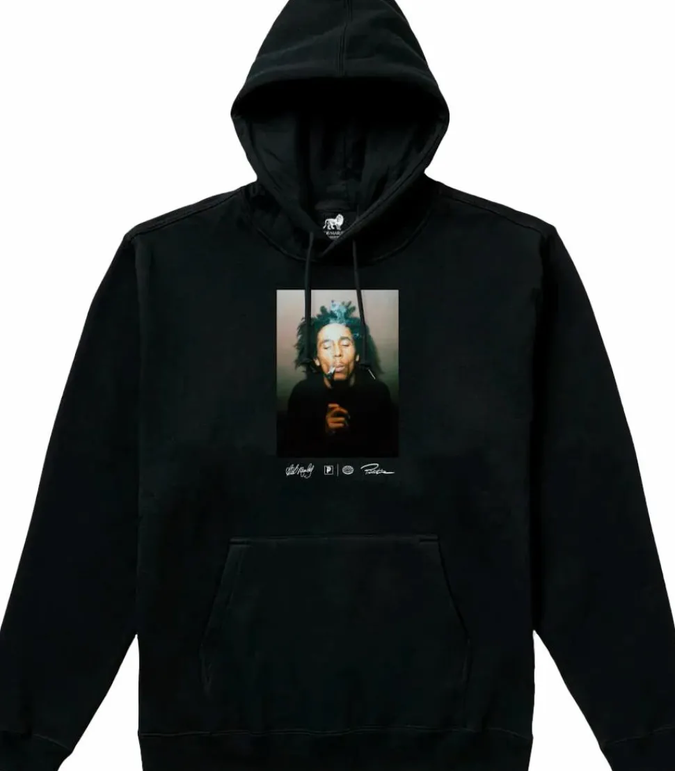 Bob Marley - Primitive x Bob Marley Kaya Black Sweatshirt Hoodie