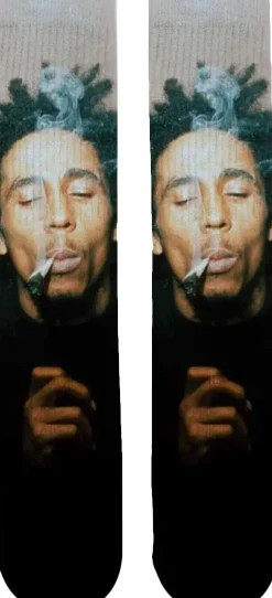Bob Marley - Primitive x Bob Marley Kaya Grey Socks (One Size)