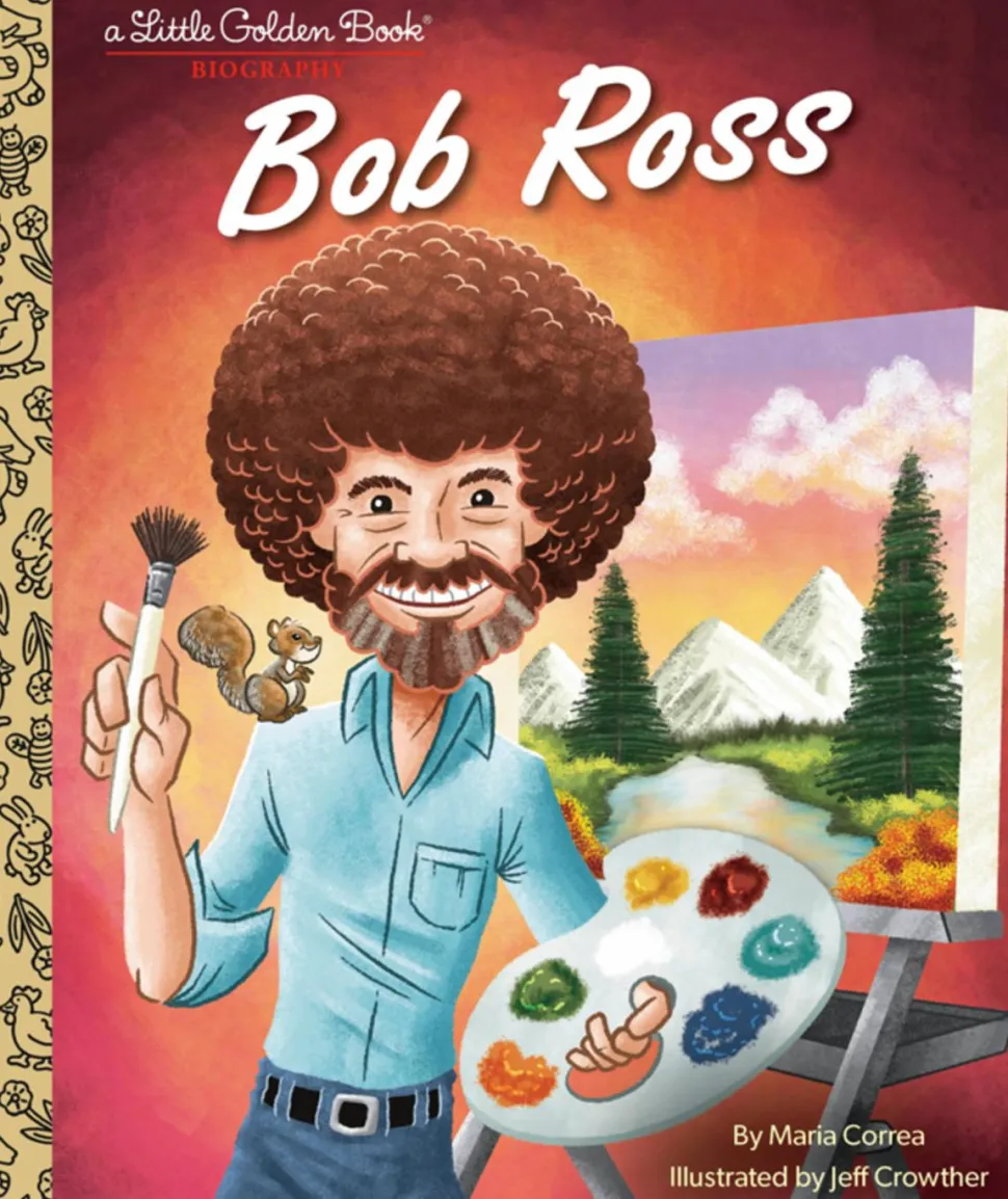 Bob Ross - Little Golden Book Biography Hardcover Book