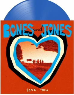 Bones and Jones - Love You LP Vinyl Record (Blue Coloured Vinyl)
