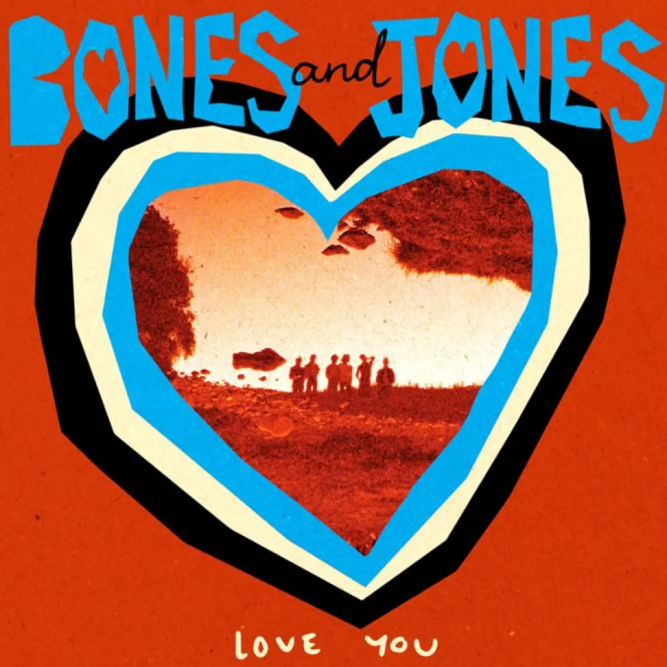 Bones and Jones - Love You LP Vinyl Record (Blue Coloured Vinyl)