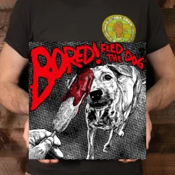 Bored! - Feed the Dog LP Vinyl Record (Red/Yellow Smash Coloured Vinyl)