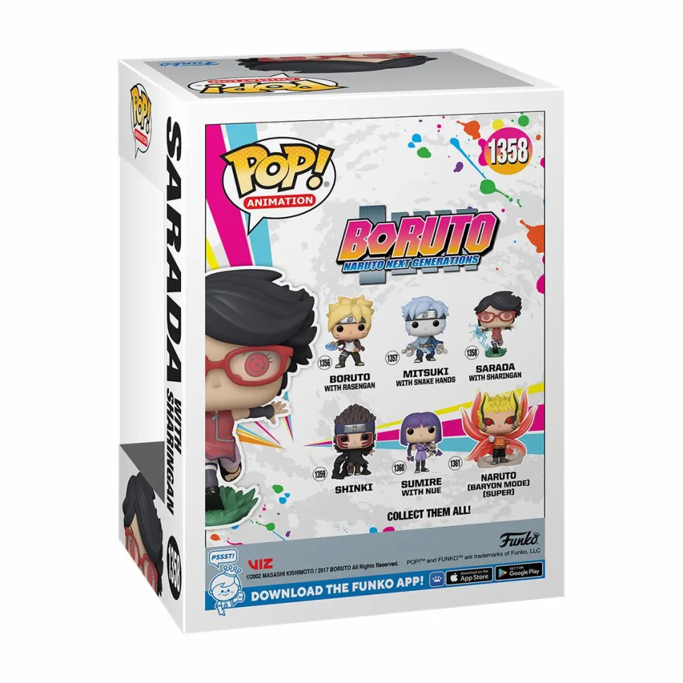 Boruto: Naruto Next Generations - Sarada with Sharingan Pop! Vinyl Figure