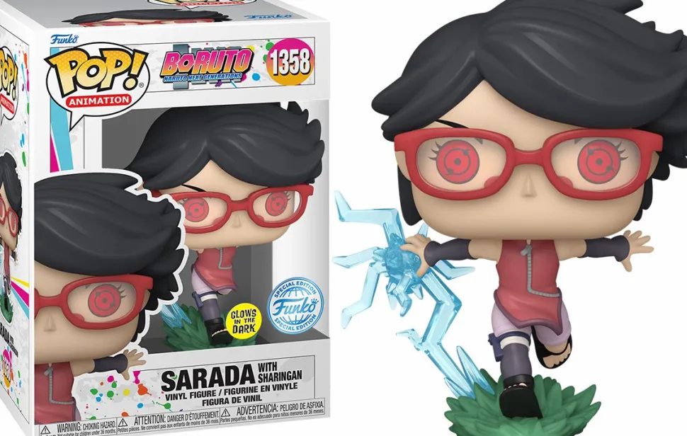Boruto: Naruto Next Generations - Sarada with Sharingan Glow-in-the-Dark Pop! Vinyl Figure