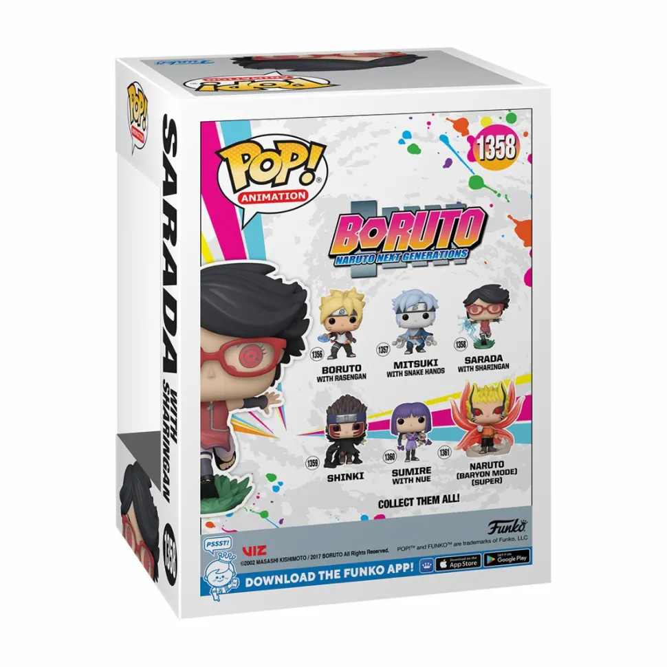 Boruto: Naruto Next Generations - Sarada with Sharingan Glow-in-the-Dark Pop! Vinyl Figure