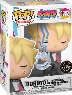 Boruto: Naruto Next Generations - Boruto (Momoshiki Transformation) Pop! Vinyl Figure in Acrylic Pop! Protector (Chase Variant)