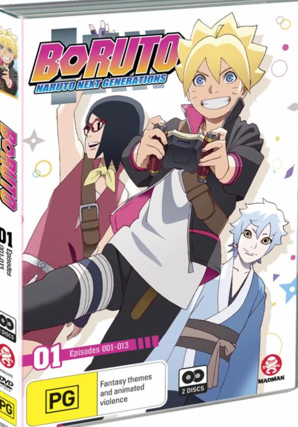 Boruto: Naruto Next Generations - Part 01 Episodes 01-013 DVD (2-Disc)