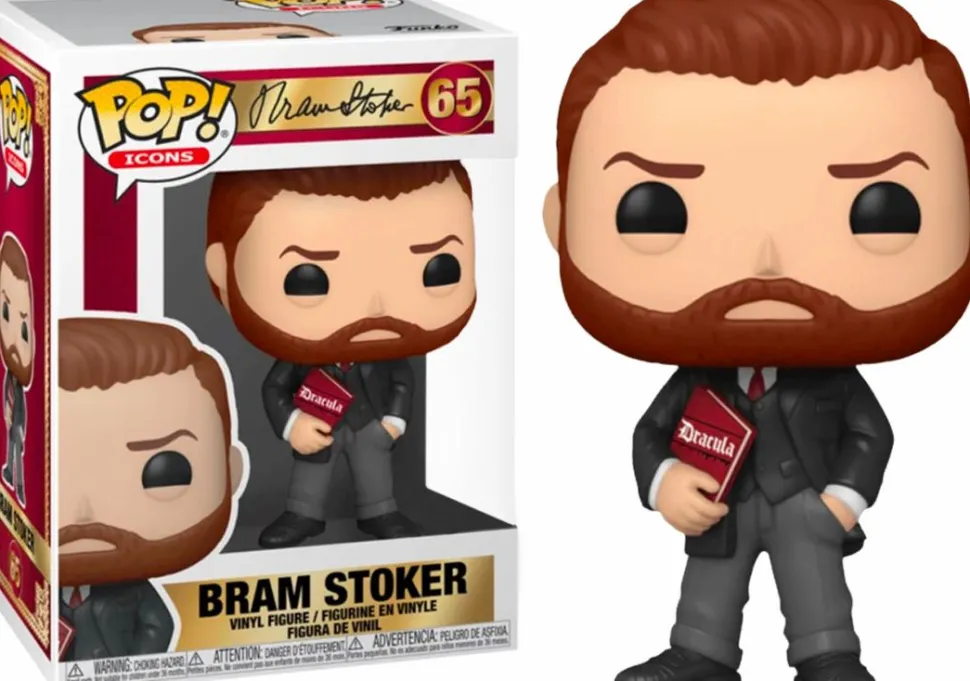 Bram Stoker - Bram Stoker with Book Pop! Vinyl Figure