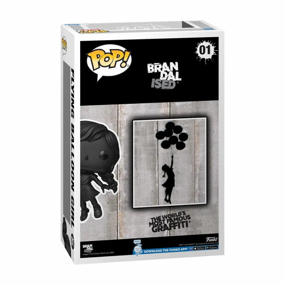 Brandalised - Flying Balloon Girl by Banksy Pop! Art Cover Vinyl Figure
