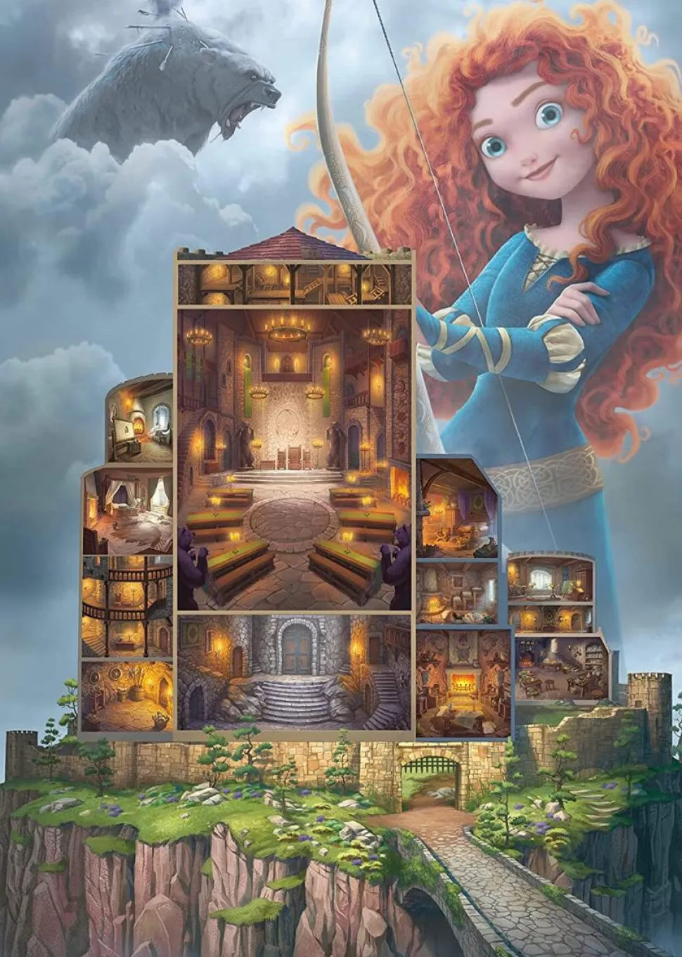 Brave (2012) - Merida Disney Castle Collection 1000 Piece Jigsaw Puzzle