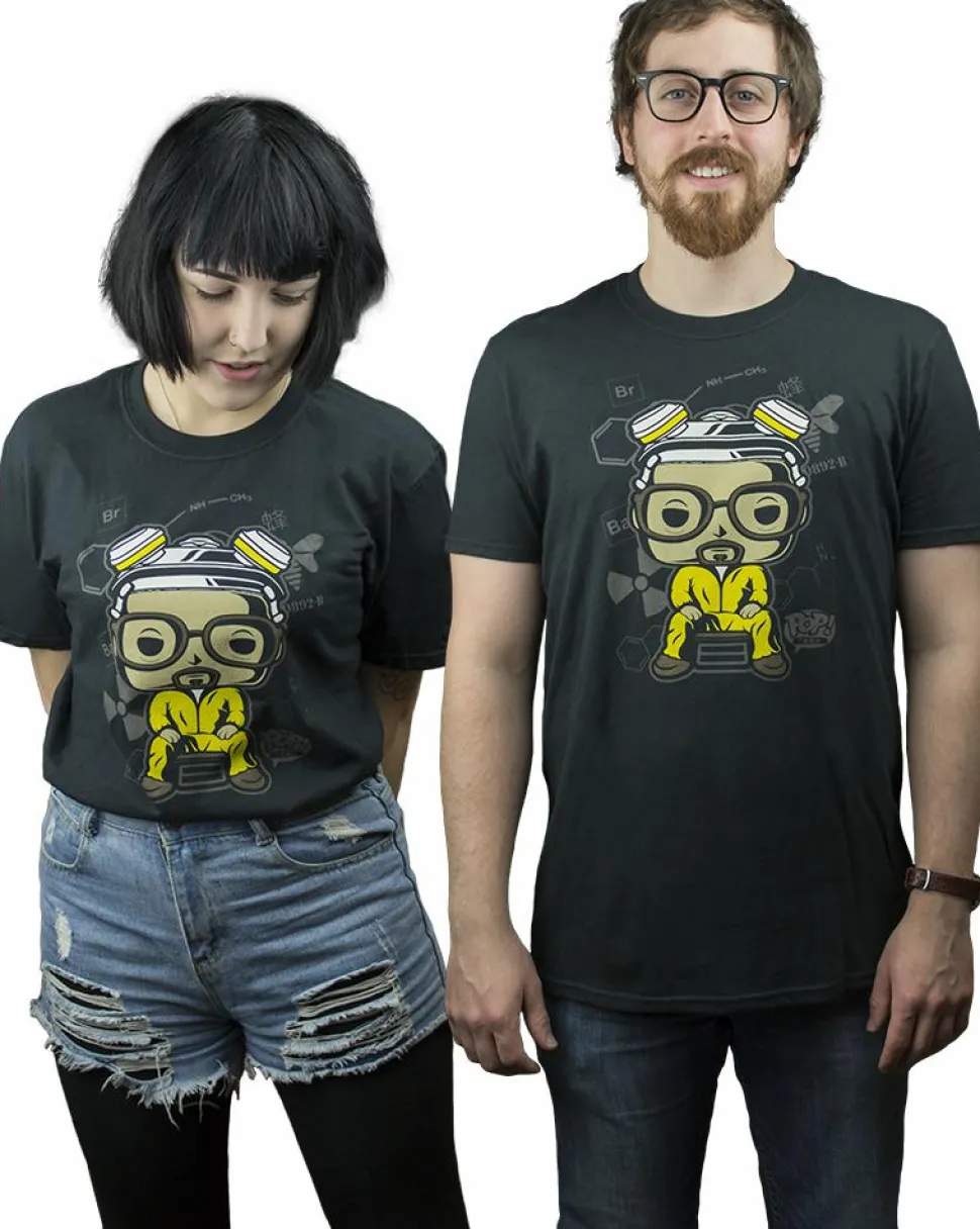 Breaking Bad - Hazmat Walter White Pop! Tees Mens Black T-Shirt