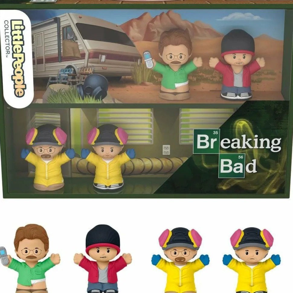 Breaking Bad - Walter White & Jesse Pinkman Fisher-Price Little People Collector Figure 4-Pack