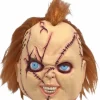 Bride of Chucky - Chucky Stitched-Up 3/4 Adult Mask (One Size Fits Most)