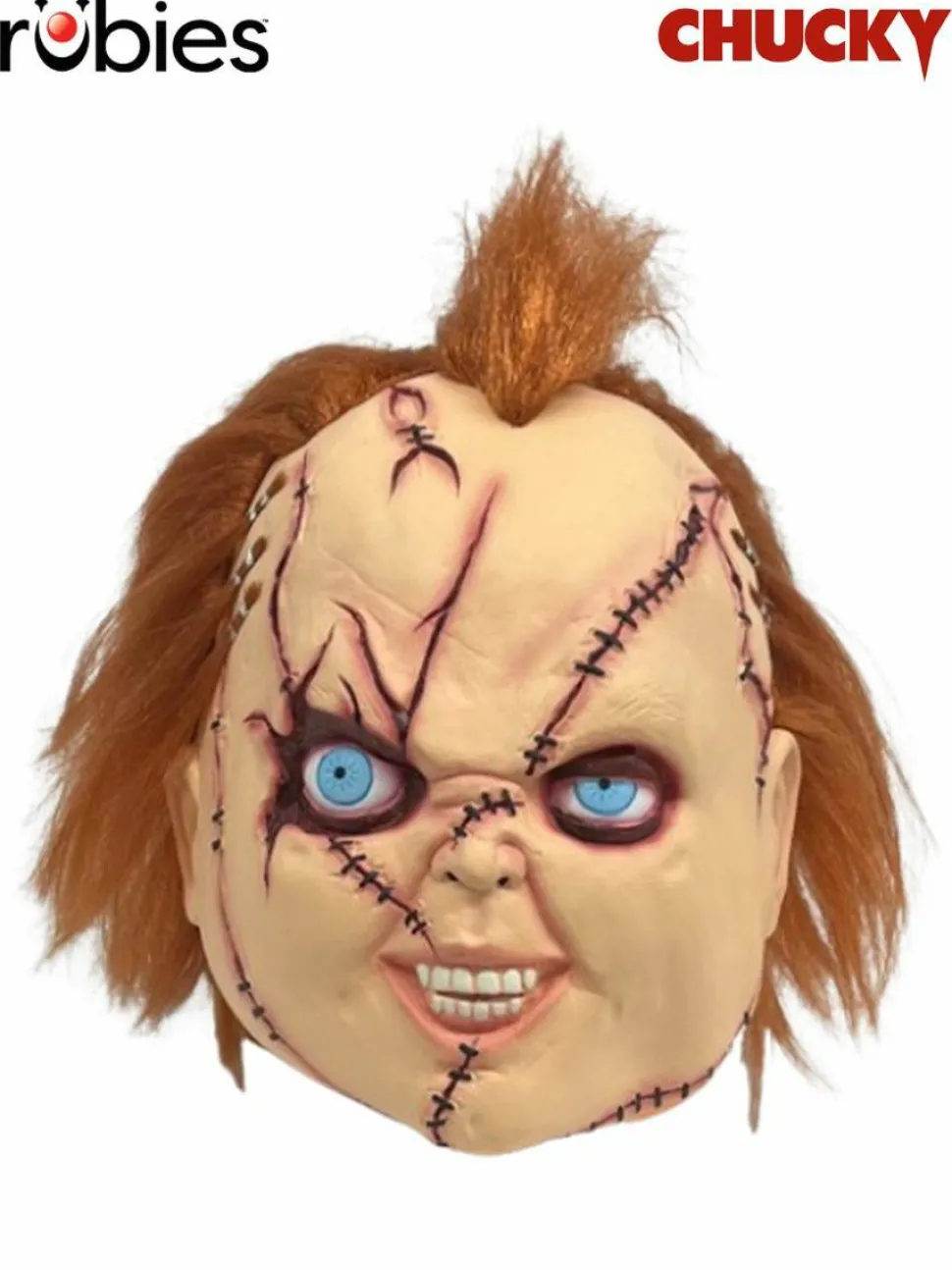 Bride of Chucky - Chucky Stitched-Up 3/4 Adult Mask (One Size Fits Most)