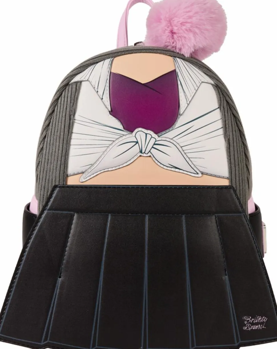 Britney Spears - Baby One More Time Cosplay 10" Faux Leather Mini Backpack