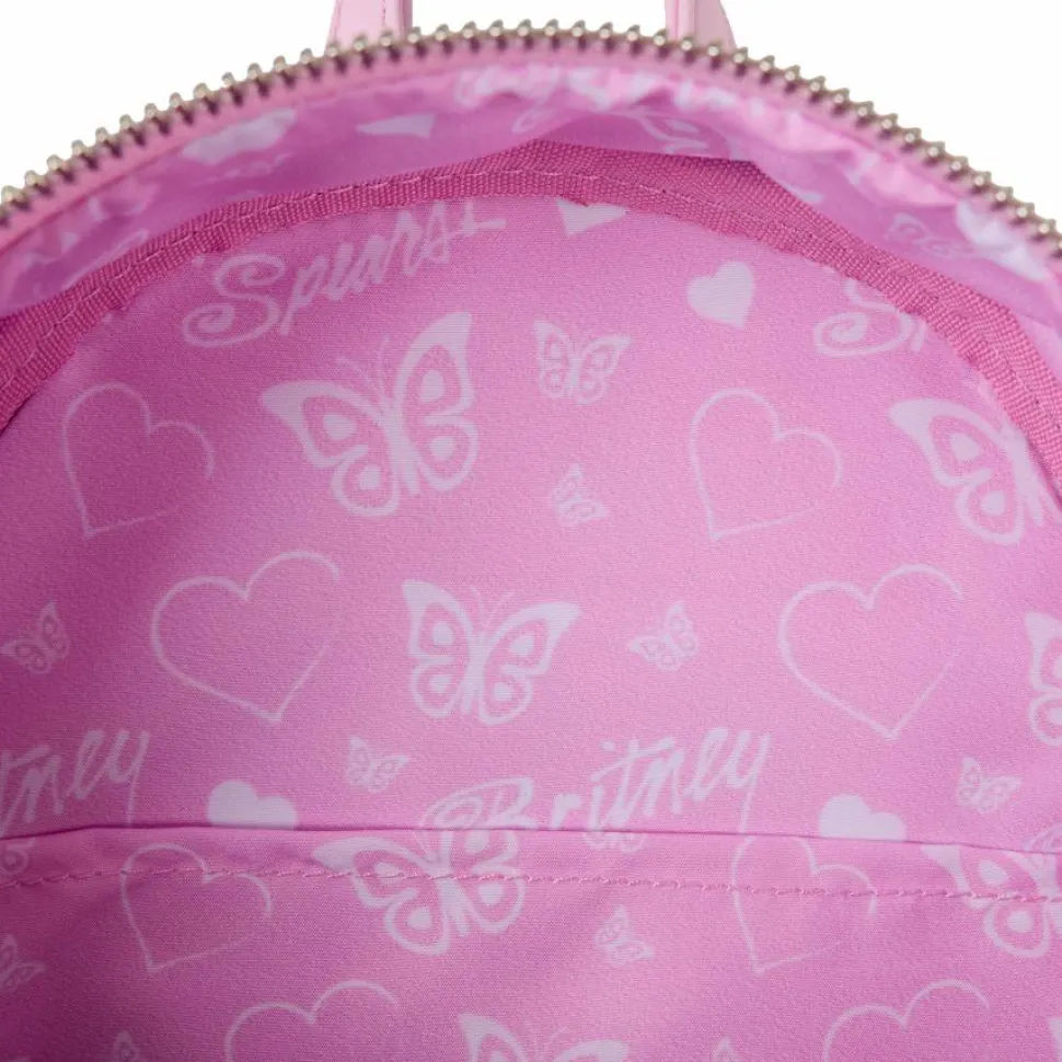 Britney Spears - Baby One More Time Cosplay 10" Faux Leather Mini Backpack