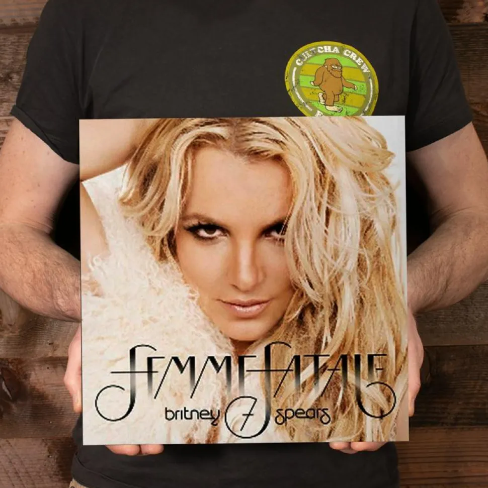 Britney Spears - Femme Fatale LP Vinyl Record (Grey Marble Vinyl)