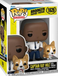 Brooklyn Nine-Nine - Captain Raymond Holt with Cheddar Pop! Vinyl Figure
