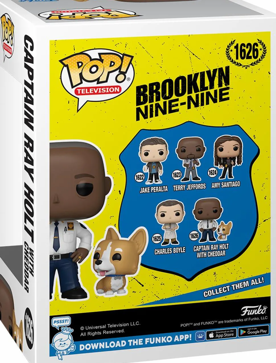Brooklyn Nine-Nine - Captain Raymond Holt with Cheddar Pop! Vinyl Figure