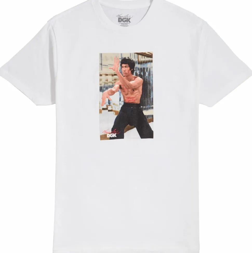 Bruce Lee - DGK x Bruce Lee Like Echo White T-Shirt