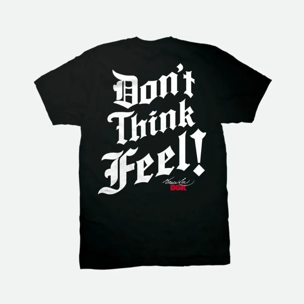 Bruce Lee - DGK x Bruce Lee Don't Think Black T-Shirt