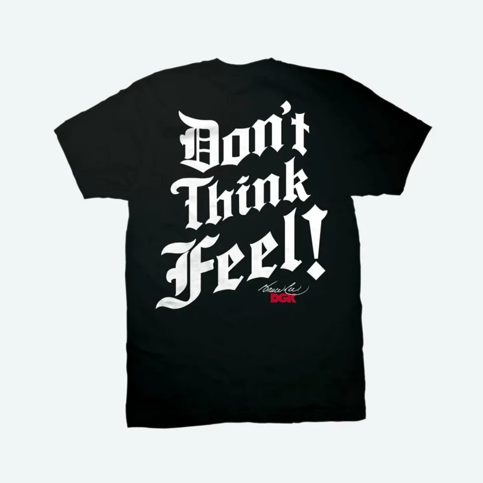 Bruce Lee - DGK x Bruce Lee Don't Think Black T-Shirt